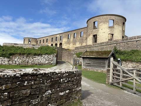 Die Schlossruine in Borgholm auf Öland Die Schlossruine in Borgholm
